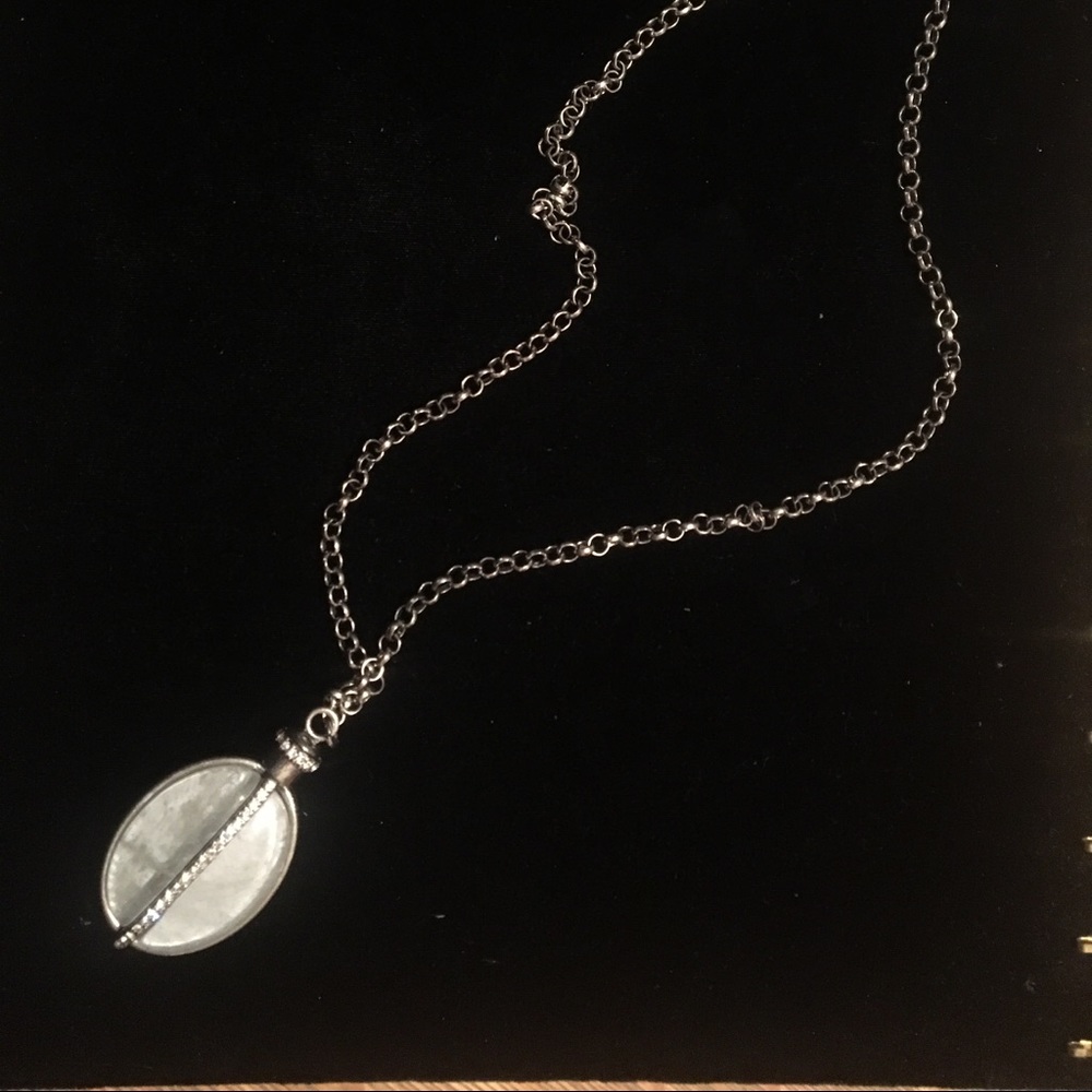 Kiam Family stone and crystal pendant